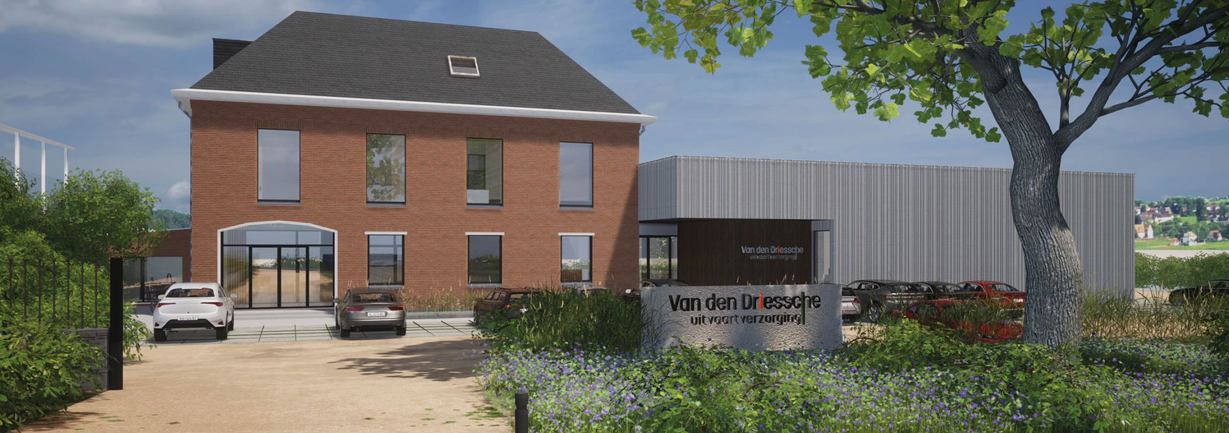 Nieuwe locatie voor Uitvaartverzorging Van den Driessche in aanbouw